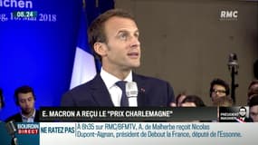 Président Magnien !: Emmanuel Macron a reçu le "prix Charlemagne" - 11/05