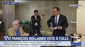 François Hollande a voté à Tulle