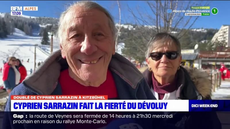 Doublé de Cyprien Sarrazin: les habitants du Dévoluy, où a grandi le skieur, sont fiers de leur champion