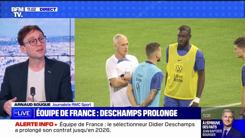 Football: Didier Deschamps prolongé à la tête de l'équipe de France jusqu'en 2026