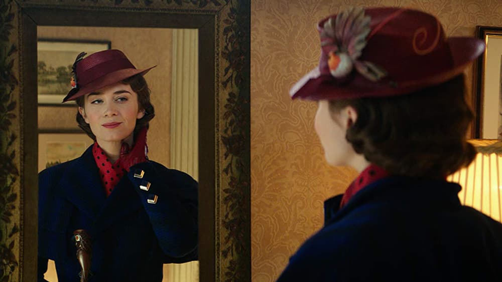 Emily Blunt dans Le retour de Mary Poppins". Emily Blunt dans Le retour de Mary Poppins".