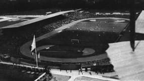 Le stade olympique en 1924 à Colombes