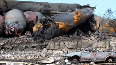 L'explosion du convoi a causé d'important dégâts et fait 15 morts à Lac-Mégantic.