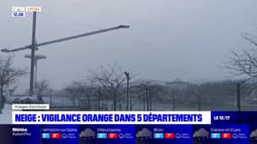 Neige: vigilance orange dans 5 départements 