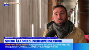 Suicide d'un chauffeur SNCF: les cheminots pleurent leur collègue