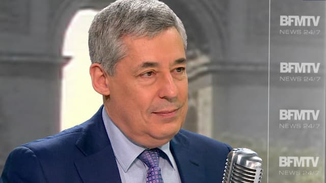 Le député UMP Henri Guaino jeudi sur BFMTV et RMC.