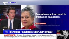 "Il l'assume": selon l'avocat de Gérard Depardieu, l'acteur reconnaît "des grossièretés", mais pas d'agression