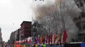 Explosion à Boston lundi à l'arrivée du marathon.