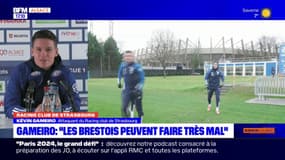 Racing Club de Strasbourg: Gameiro assure que "les Brestois peuvent faire très mal"