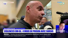 Incidents OM-OL: un supporteur marseillais condamné à quatre mois de prison avec sursis
