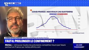 Christophe D'enfert (directeur scientifique de l'Institut Pasteur): "La baisse est en train de faiblir et c'est plutôt inquiétant"