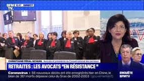Grève des avocats: "On va provoquer des déserts judiciaires", avertit Christiane Féral-Schuhll