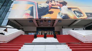 Le tapis rouge du Festival de Cannes, le 8 mai 2018