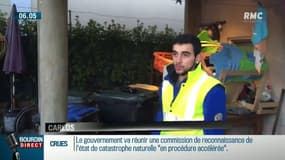 Crues en Ile-de-France: à Villeneuve-Saint-Georges, Carlos n'en peut plus de voir de l'eau chez lui