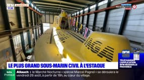 Marseille: le plus grand sous-marin civil du monde est à l'Estaque