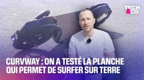 Curvway: on a testé la planche qui permet de surfer sur terre!