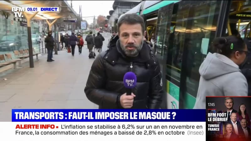 Masques dans les transports: les usagers n'ont pas encore repris le réflexe