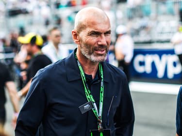 Zinedine Zidane lors du Grand Prix de Miami (F1), le 5 mai 2024