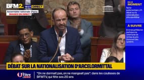 "Retirez vos amendements pour qu'on puisse voter la nationalisation d’ArcelorMittal", lance Manuel Bompard aux députés RN-UDR