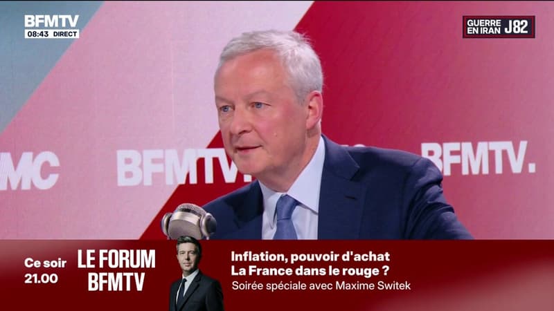 Bruno Le Maire: "J'assume toutes mes responsabilités sur la dette"