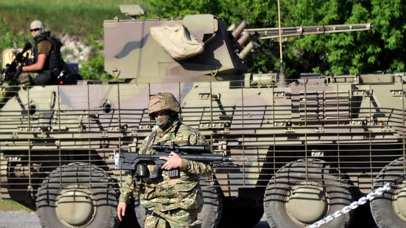 Un soldat de l'armée ukrainienne le 21 mai 2014 (illustration)