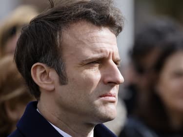 Emmanuel Macron à Toulouse le 20 mars 2022