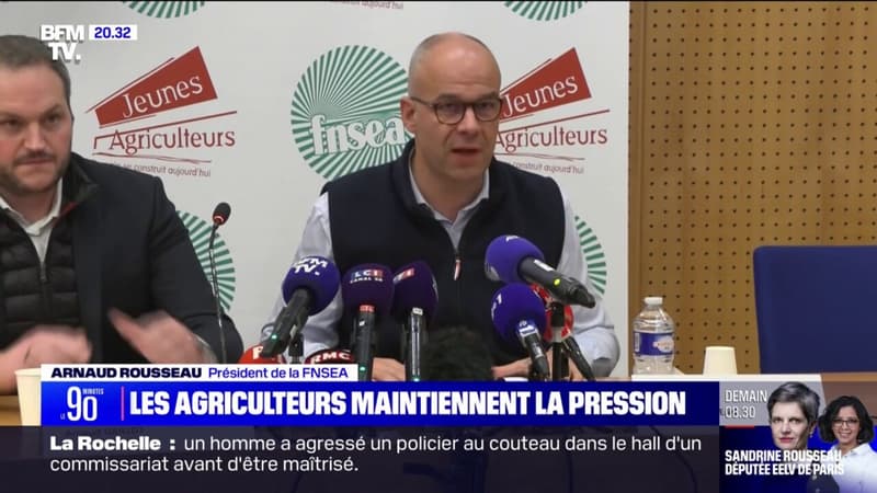 Syndicats agricoles reçus à Matignon: la FNSEA et les Jeunes Agriculteurs affirment avoir 