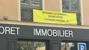 Lyon: trois ans après un indendie, les habitants n'ont pas regagné leur appartemment