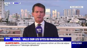  "J'ai vu l'horreur": L’ancien Premier ministre, Manuel Valls, qui s’est rendu sur les sites des attaques du Hamas en Israël, réagit sur BFMTV