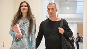 Piotr Pavlenski et Alexandra de Taddeo lors de leur procès le 26 juin 2023 pour avoir diffusé des vidéos intimes de Benjamin Griveaux 