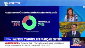 Budget 2025: les Français largement favorables aux hausses d'impôts pour les foyers les plus aisés et les plus grosses entreprises