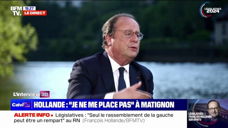 Législatives: pour François Hollande, Emmanuel Macron aurait dû 