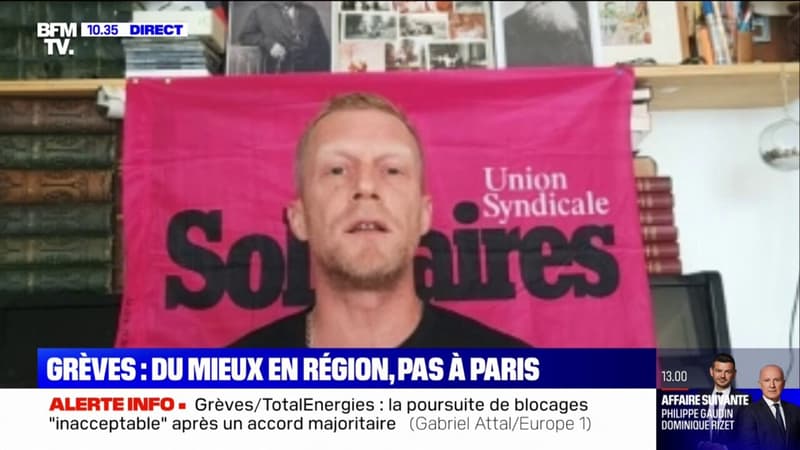 Alexis Louvet, syndicaliste Solidaires: 