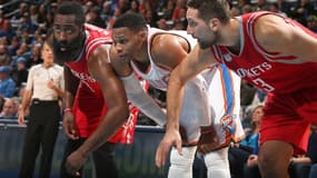 James Harden, Russell Westbrook et Ryan Anderson
