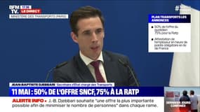 Jean-Baptiste Djebbari: "60 stations de la RATP resteront fermées à compter du 11 mai"