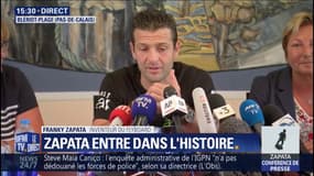 Franky Zapata lors de sa conférence de presse: "On ne voulait pas rester sur un échec"