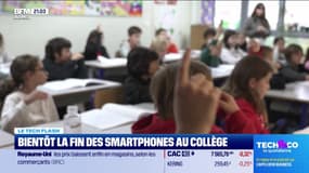 Le Tech Flash : Bientôt la fin des smartphones au collège, par Léa Benaim - 27/08