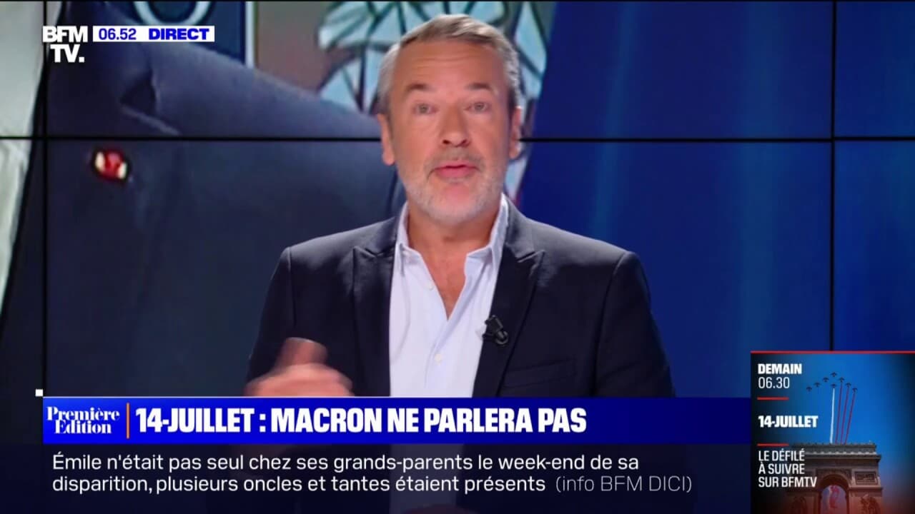 Édito 14 Juillet Emmanuel Macron Ne Parlera Pas Lui Qui Cherche à être Le Maître Des 0359