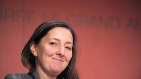La députée (PS) Karine Berger à Paris le 28 novembre 2013