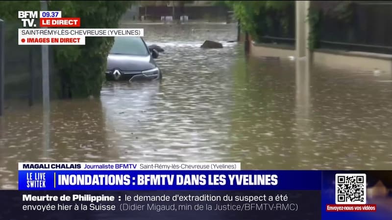 Tempête Kirk: les deux écoles de Saint-Rémy-lès-Chevreuse (Yvelines) fermées à cause des inondations