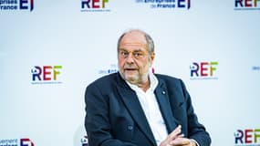 Eric Dupond-Moretti à la rencontre des entrepreneurs de France à Paris le 28 août 2025
