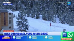  Côte d’azur : Neige ou baignade, vous avez le choix !