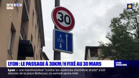Lyon: le passage à 30 km/h dans les rues fixé au 30 mars prochain