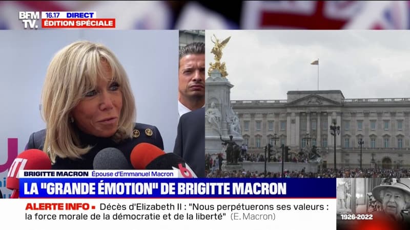 Brigitte Macron à propos d'Elizabeth II: 