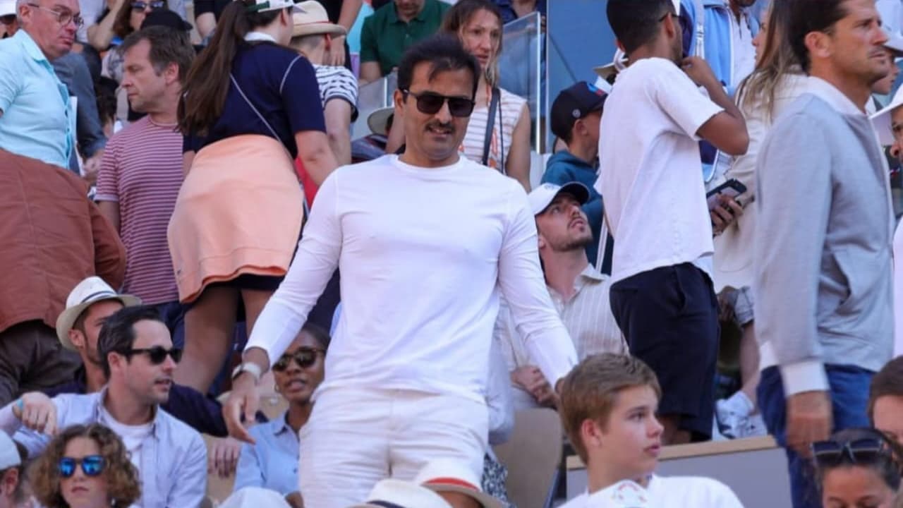 L'émir du Qatar était à Roland-Garros dimanche