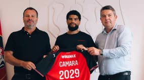 Mahdi Camara a signé un contrat de quatre ans avec le Stade Rennais, le 13 août 2025.