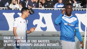 Serie A / Brescia-Lazio : Balotelli victime de cris racistes, le match interrompu quelques instants