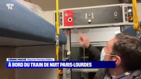 A bord du train de nuit Paris- Lourdes - 13/12