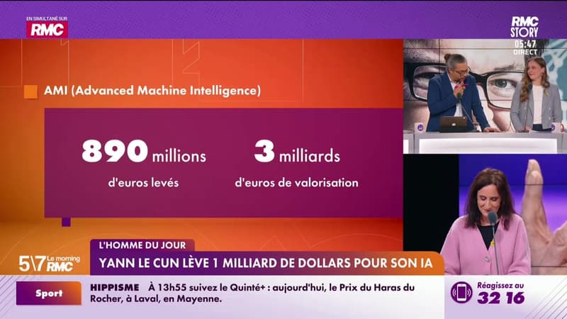 Le Portrait de Virginie Phulpin : Yann LeCun lève un milliard de dollars pour son IA - 11/03