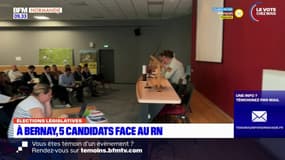Législatives à Bernay: cinq candidats pour battre Kévin Mauvieux, député sortant RN
